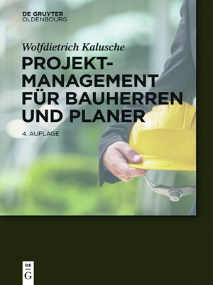 cover image of Projektmanagement für Bauherren und Planer